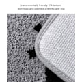 Miniatyrbild 5 av 5: Badrumsmattor Vattenabsorberande Halksäker Matta Används I Badrum, Dusch, Rum, Mjuk Mikrofiber Badmatta gray 40*60CM