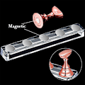 Miniatyrbild 3 av 5: 2 Set Akryl Naglar Konst Övning Stativ Magnetiska Nageltips Hållare