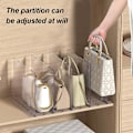 Miniatyrbild 2 av 4: Hyllseparator för garderob, vit, sovrum