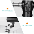 Miniatyrbillede 6 af 8: 1/4 til 3/8 Adapter Gevindskrue Adapter Kit 3 stk. Studio Lysstativ Konverteringsskrue til Kameraudstyr