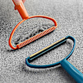 Miniatyrbillede 2 af 5: Fuzz Fabric Shaver Lint Remover til Tæppe Frakke Trøje Tøj Dun Fabric Shaver Bærbar Pelsfjerner (2 stk, Orange, Blå)