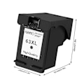 Pikkukuva 4 / 5: HP 63XL:lle korkean tuoton korvaava muste (ei OEM)
