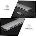 Miniatyrbillede 3 af 8: Multifunktionel USB Hub Port USB Udvidelses Dock til Laptop Letvægts Aluminium Legering Design Tilfældig