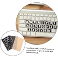 Miniatyrbilde 7 av 8: Engelske tastaturklistremerker 3-pakning Universell passform for PC Enkel å installere Langvarig