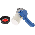 Miniatyrbilde 2 av 5: IBC Tote Tank Slangetilkobling Butterflyventil Hage Slangetilkobling 75mm