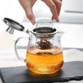 Miniatyrbillede 3 af 5: Glas Tekande Varmebestandig Kvalitet Infuser Hammer Kedel