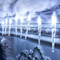 Pikkukuva 1 / 5: 6m 30LED:n aurinkovoimalla toimivat jäätikkövalosarjat ulkokäyttöön, 8 tilaa