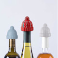 Miniatyrbilde 3 av 5: 3 stk Silikonflaskepropper Beanie Cap Dekorative Flaskeplugg Korkerstatning
