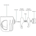 Miniatyrbilde 3 av 4: Barnevogn Koppbærer Stroller Pushchair Universal Babyflaske Organizer