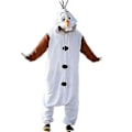 Miniatyrbild 2 av 4: Anime Snögubbe Kostym Pyjamas Jumpsuit Vuxen Sovkläder Kläder S