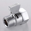 Miniatyrbilde 5 av 5: Avleder Slangekobling T-Formet Adapterkontakt For Vinkelventil Slange Bad Dusjarm Toalett (sølv) (1 stk)