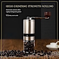 Miniatyrbillede 5 af 5: Hånddrevet Espresso Kaffe Kværn i Rustfrit Stål