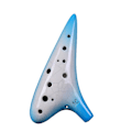 Miniatyrbillede 1 af 3: 12 Hulls Gradient Blå Ocarina