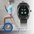 Miniatyrbillede 1 af 5: Fic-sw-654(x3) 1,2 Tommer Display Smartwatch med Legeringsskal