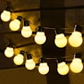 Miniatyrbilde 1 av 5: Solcelled 3,5m G50 Retro Pære LED Lyslenke Utendørs