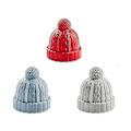 Miniatyrbilde 1 av 5: 3 stk Silikonflaskepropper Beanie Cap Dekorative Flaskeplugg Korkerstatning