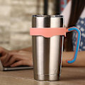 Miniatyrbilde 3 av 5: PP 20 Oz Bærekopphåndtak Yeti Kopp Mugg Rosa Blå BPA-fri