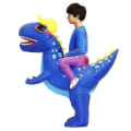 Miniatyrbilde 2 av 5: Barn T-rex Oppblåsbar Kostyme Anime Purim Drakt For Gutter Jenter Fit Height 80-119cm kids size7