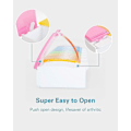 Miniatyrbillede 3 af 5: 7 Dages Pilleboks Organizer - Pop-Up Ugentlig Tabletboks med 7 Store Rum