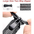 Miniatyrbilde 2 av 5: 70 cm 15 Store Separerbare Glidelåser Tykke Plastglidelåser Ty-yuhao