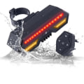 Miniatyrbillede 1 af 2: Cykel Baglygte Laser LED Blinklys
