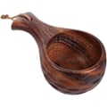 Miniatyrbilde 1 av 8: Elegant japansk teseremoni skje, ergonomisk håndtak, tresleiv for suppe, multifunksjonell vannøse