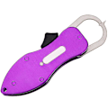 Miniatyrbillede 1 af 5: Mini Fisketang Udendørs Bærbar Fiskeri Tang Gripper Alumin1 Pcspurple