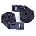 Miniatyrbillede 2 af 5: Webbing 25mm Sort Nylon Bagagerem Sort Siden Frigivelse Spænder Kuffert Bagagerem Gave