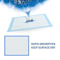 Miniatyrbild 3 av 4: 100-pack Engångs Blöjunderlägg Baby Engångs Blöjunderlägg - yuhao