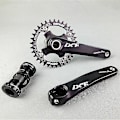 Miniatyrbillede 5 af 5: Sort Krankarm 6,7 tommer Reservedel Ixf Mtb Landevejscykel