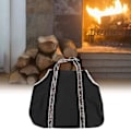 Miniatyrbillede 3 af 4: Wifehelper Log Tote Bag Bærer Træbrænde Træstativ Sort