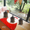 Miniatyrbilde 4 av 5: Hengende telysholder, Vintage jernlykt, Retro trelykt, Fristående lykt, Inn