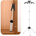 Miniatyrbillede 1 af 5: Tøjdamper Stativ, Opretstående, Damper Pletteholder, Tøj Til Damp Håndjern Rack Med Stativ, Foldbar Teleskopisk Tøjdamper Holder