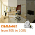 Pikkukuva 4 / 5: LED-lamppu 10 kpl Himmennettävä 5w GU10 GU5.3 LED-spotit
