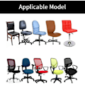 Miniatyrbild 5 av 5: Universal Kontorsstolsöverdrag Stretch Mikrofiber Tvättad Kontorsstolsöverdrag Kontorsstolsöverdrag