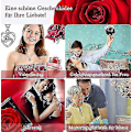 Miniatyrbillede 4 af 5: Evig Ægte Rose Med Hjerte Halskørdel Øreringe 925 Sterling Sølv Smykker Gaveæske Roseæske Fødselsdag Valentinsdag Bryllup Jubilæumsgave Til Pige