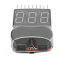 Miniatyrbild 4 av 5: 1-8s Lipo Li-ion Fe Batterispänningstestare Buzzerlarm