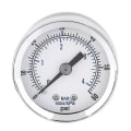 Miniatyrbilde 4 av 5: 1/8 tommer NPT Luftkompressor Hydraulisk Trykkmåler 0-60 Psi