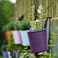 Miniatyrbilde 2 av 5: 12 stk små hengende fargerike blomsterpotter med avtakbar krok