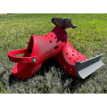 Miniatyrbilde 3 av 4: 1 Par Snøplog for Crocs Tilbehør, Snøplog Croc Charm Vedlegg Grey