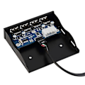 Miniatyrbild 4 av 5: 3,5 Tums Floppy Frontpanel 4-Port USB Utvidgningsadapter