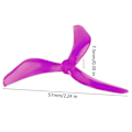 Miniatyrbillede 4 af 5: 5043 Tri-blade Propeller CW/CCW til FPV Racing Quadcopter