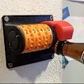 Miniatyrbillede 2 af 4: Kreativ Manuel Flaskeåbner Væghængt Øl Korketrækker (1 stk - orange)