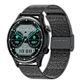 Pikkukuva 2 / 5: Bluetooth-puhelukello Sydämen syke Verenpaine Veren happipitoisuus NFC Offline-maksu Black three beads black glue