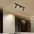 Miniatyrbilde 1 av 5: Justerbare, dimmbare LED-takspotter med fast skinne