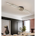 Miniatyrbillede 1 af 5: 80cm LED Loftlampe Geometrisk Design Sort Hvid Minimalistisk