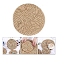 Miniatyrbillede 5 af 5: Rattan Bordskåner Vævet Spisebord 18cm (1 stk)