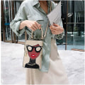 Miniatyrbillede 5 af 5: Nyhed Personlig Kvinders 3D Dame Designer Læder Top Håndtag Satchel Håndtasker Tote Pung