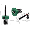 Miniatyrbilde 3 av 4: Plante Sprinkler Slange Sett 360 Grader Hage Automatisk Multi-vanning Sprinkler Plen Vanning Sprinkler Vanning Dyser Hageverktøy Og Utstyr