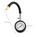 Miniatyrbild 2 av 5: Däcktrycksmätare Bil Däcktrycksmätare Övervakning Däcktrycksmätare Manometer